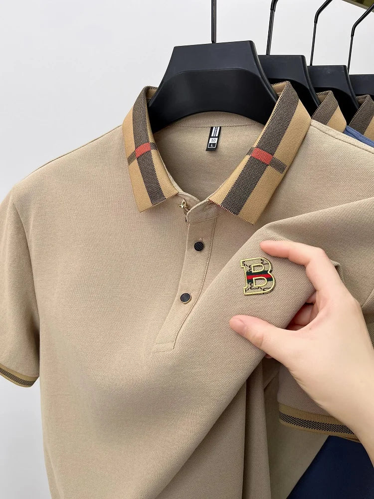 Polo Élégance Été en Soie-Coton™