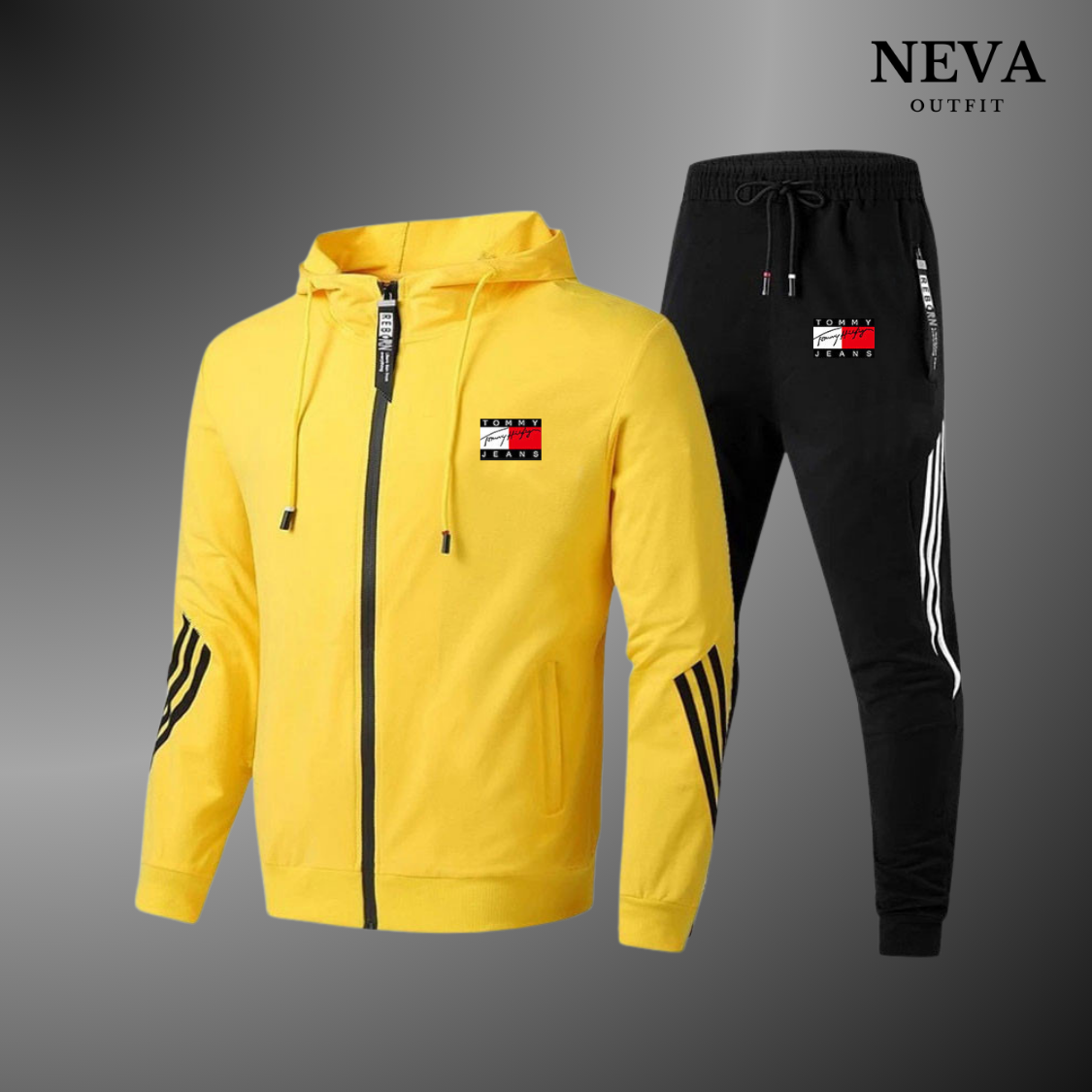 TOMMY – Survêtement de sport pour homme + Pantalon assorti offert