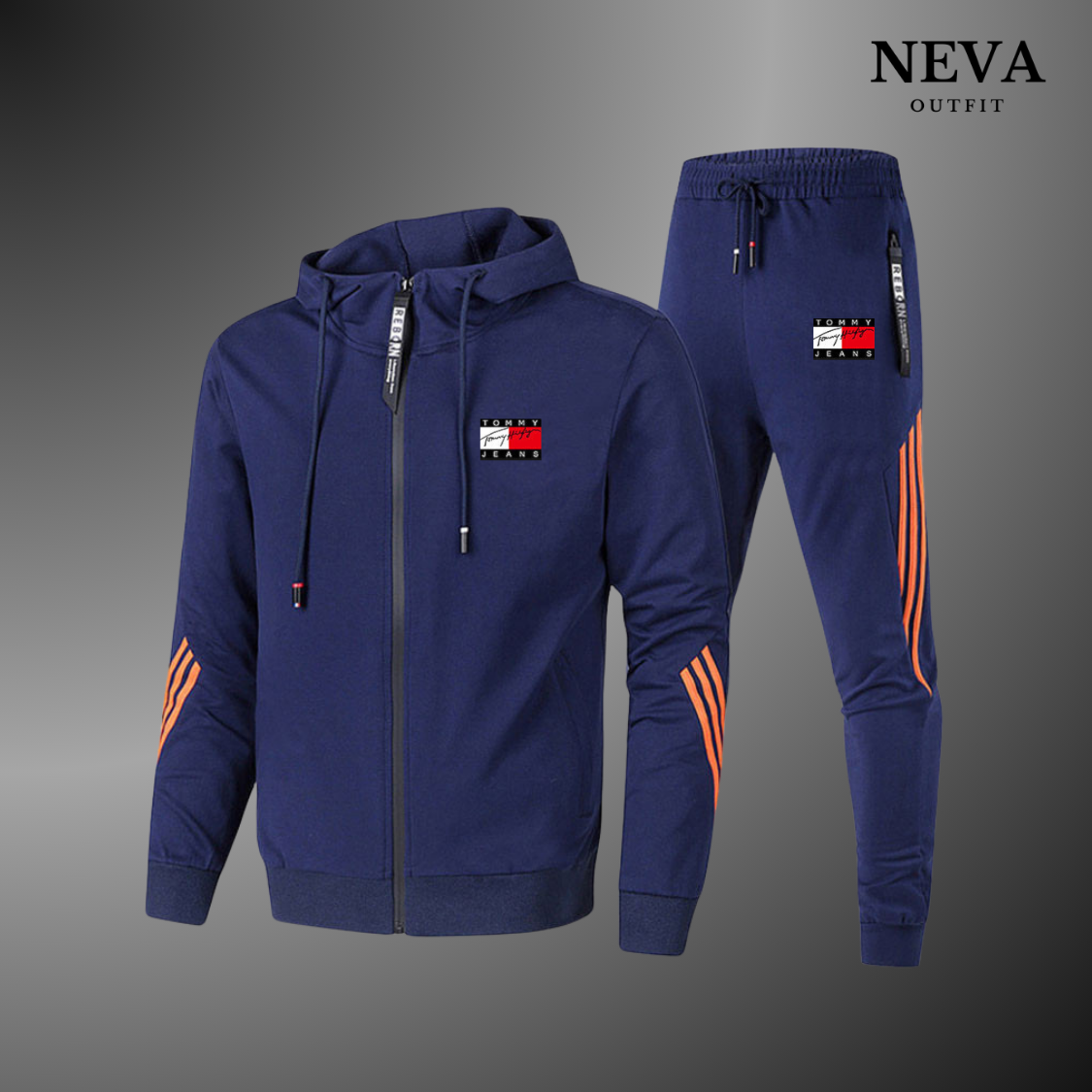 TOMMY – Survêtement de sport pour homme + Pantalon assorti offert